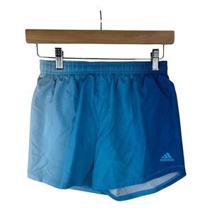 NWT‎ Adidas Athletic Shorts Girl's Blue Rush Built In Brief Size L (14)
